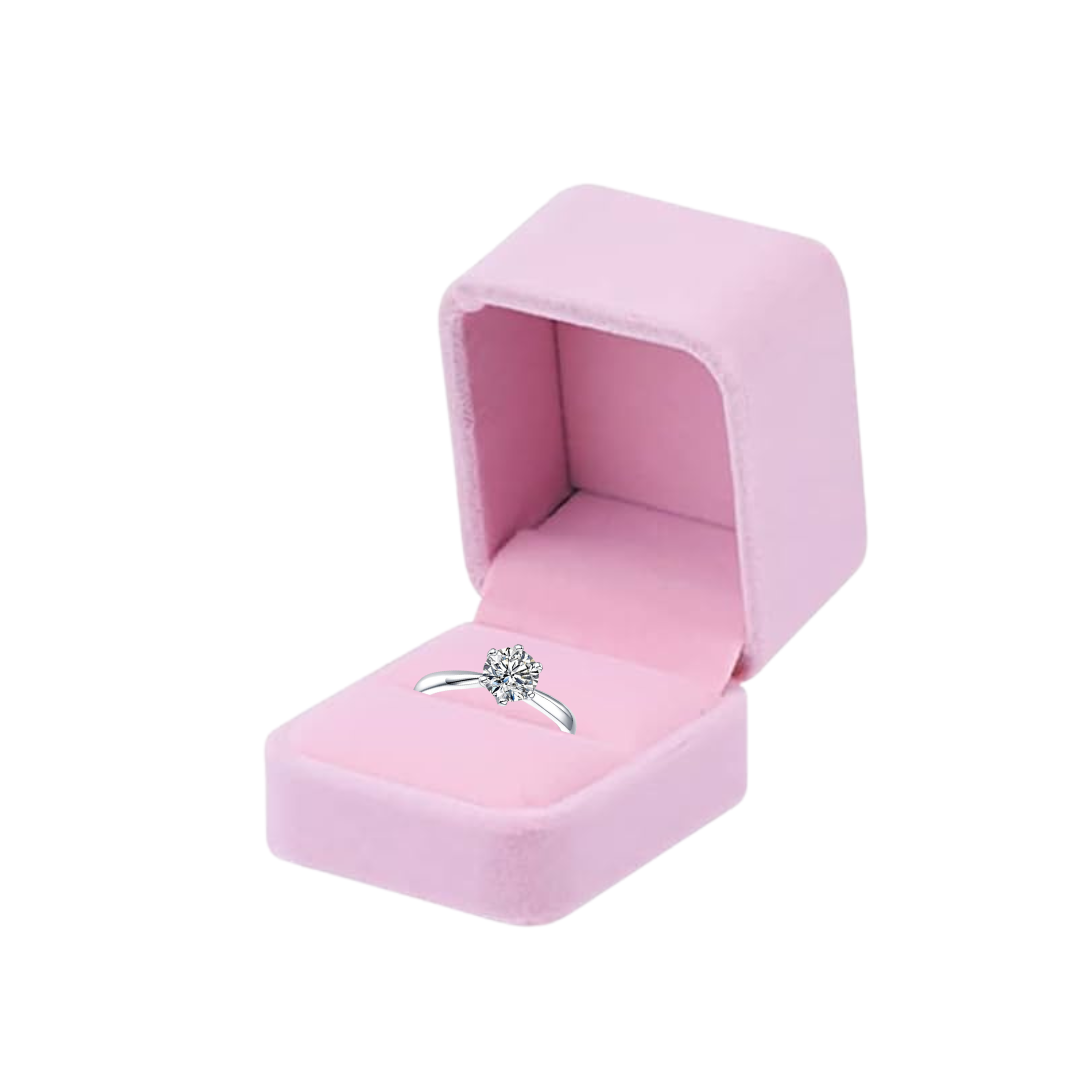 Anillo Solitario Zirconia Ajustable