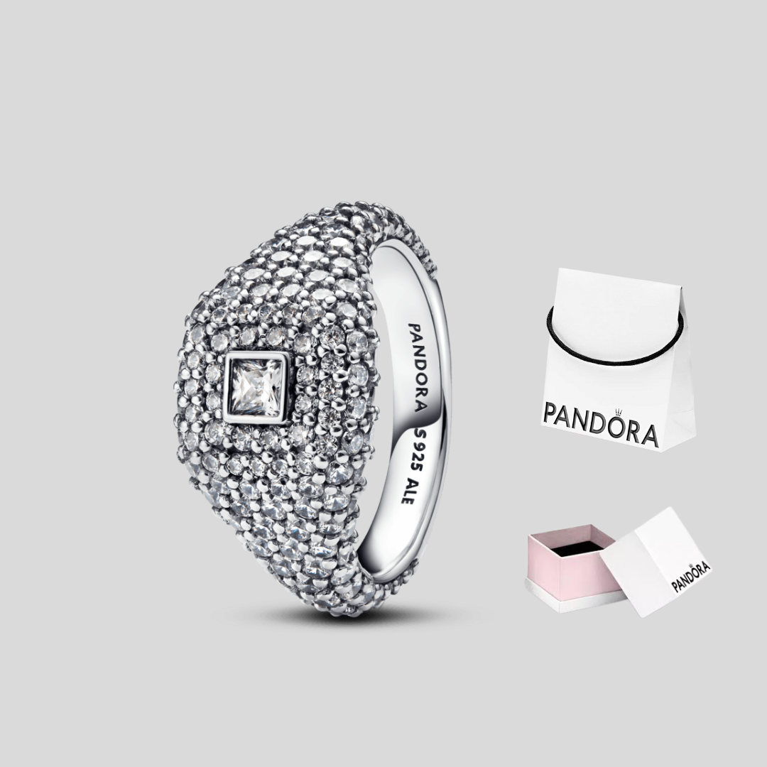 Anillo Cocktail Pave