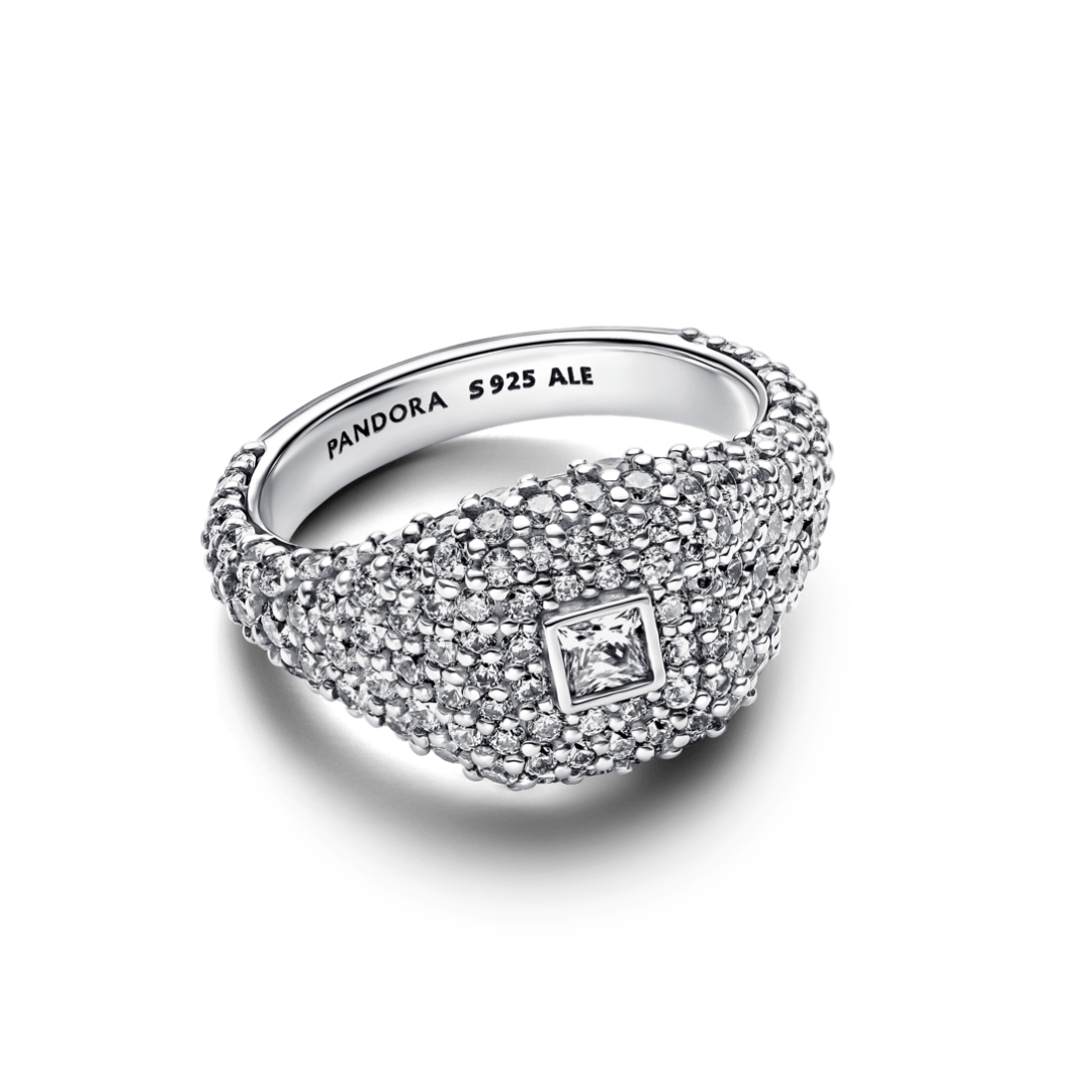Anillo Cocktail Pave