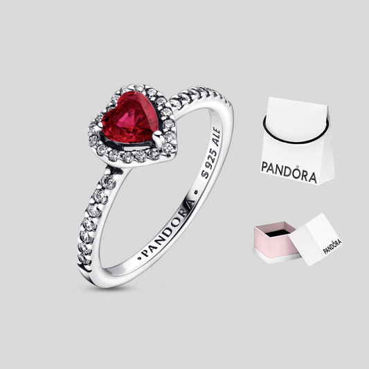 Anillo Corazón Rojo Pandora