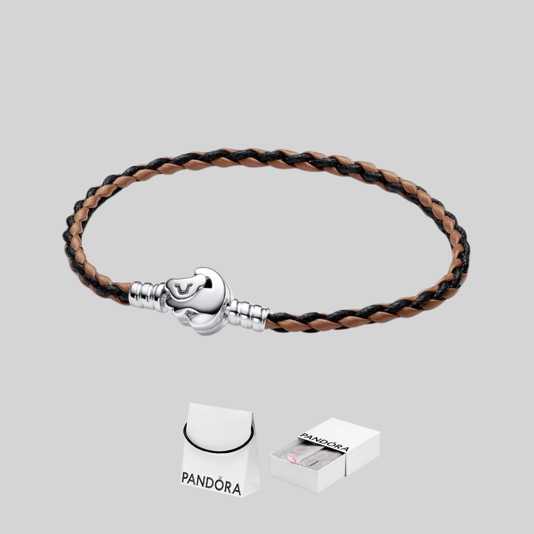 Pulsera Cuero con Broche Simba